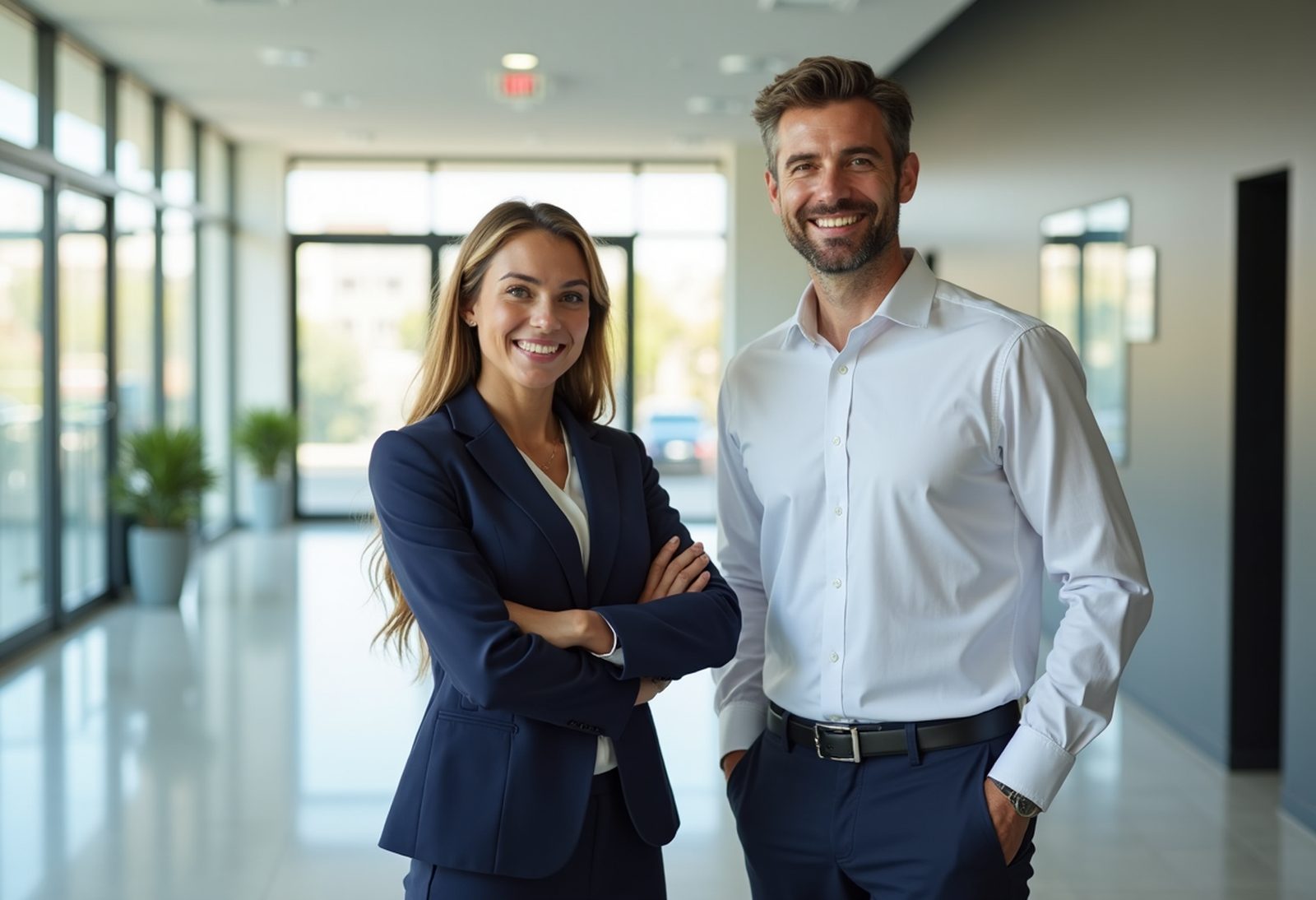 Cali Cash Advance advisors in the office lobby